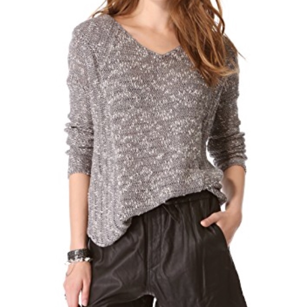 Helmut Lang Caged Boucle Sweater